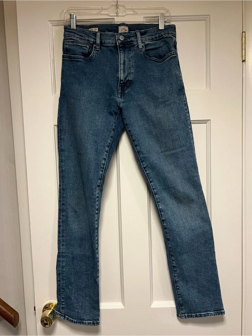 J Crew Men's Straight Jeans (style 770) - Medium Indigo Blue 30w x 32L
